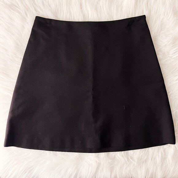 Stella McCartney Black A-Line Mini Skirt